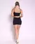 Conjunto Short Empina Ajuste Preto Valência + Top Bruna - comprar online