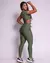 Conjunto Calça Legging Empina Light Verde Floresta + Top Manguinha na internet