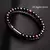 Pulseira Puglia - Dupla com Pedras e Couro