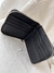 Billetera paria cuero croco negro - comprar online