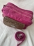 Bandolera fuccia con brillo - comprar online