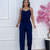 Macacão pantalona Midi casual feminino longo frente verso Moda Casual Verão Tendência festa - comprar online