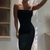 Vestido cinta midi na internet
