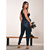 Calça Jeans Para Grávidas Gestante Elastano Com Adaptação na Cintura de Elástico Confortável - C L M global