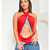 Body Cruzado de Franja Feminino Costas Nua c/ Brilho de Strass - C L M global