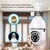 Câmera de segurança wi-fi ip sem fio 360 encaixe lampada aplicativo icsee ptz full HD visão noturna - bivolt na internet