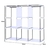 Guarda Roupa Portátil Dobrável Organizador De Armário de Roupa Multifuncional Guarda Roupa Grande Multiuso - comprar online