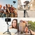 Estabilizador Smartphone Celular Gimbal Bluetooth L08 Tripé Fotos Vídeos Remoto Equilíbrio Estável
