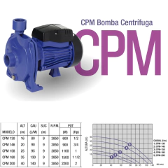 Bomba Centrífuga 3/4 hp Pluvius - comprar online