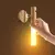 Lâmpada LED Inteligente de Madeira – Luz Noturna com Sucção Magnética e Carregamento USB - loja online