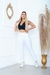 Legging Branca Lisa no Tecido Suplex - comprar online