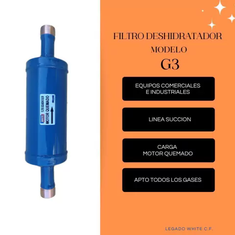 FILTRO DESHIDRATADOR - MODELO G3