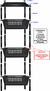 SET x 2 ORGANIZADOR - ESTANTERIA 3 CANASTOS + 1 ESTANTE en internet