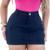 Kit 3 Saias Jeans Femininas Cargo Cintura Alta Cores