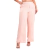 Imagem do Calça Pantalona + Cropped Conjunto Feminino Rosa
