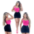Imagem do Saia Jeans Feminina Cargo Cintura Alta Preta