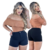 Short Jeans Feminino Cintura Alta Body Ciganinha Caramelo na internet