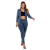 Calça Skinny Jeans Feminina e Jaqueta Lavagem Marmorizado - Tem Desconto