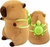 LLAVERO PELUCHE CAPYBARA CARPINCHO CON MOCHILA