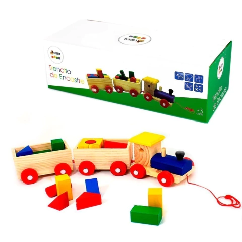 TREN MONTESSORI C/BLOQUES ARRASTRE