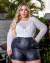 Body Tule Manga Longa com Detalhes - Jarlin Modas