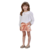CONJUNTO SHORT TEXTURA BATA E ARQUINHO GABRIELA AQUARELA na internet