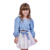 CONJUNTO SAIA EM MUSSELINE E BATA JEANS BORDADO GABRIELA AQUARELA na internet