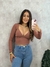 Cropped Decote Profundo Manga Longa - loja online