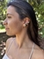 Brinco earcuff triangulos