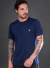 Camiseta Dry Fit Masculina Azul Proteção Uv50 - comprar online
