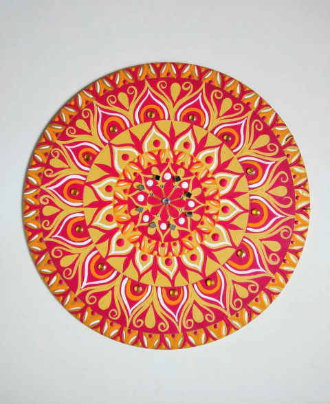 Mandala Gratidão 30cm - Coleção Virtudes