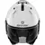 Capacete Modular Shark Evo ES Blank WHU Branco (Viseira Solar) - Up Moto - Seu Esporte Começa Aqui!