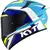 Capacete KYT TT Course Grand Prix Branco/Azul (Policarbonato) - comprar online