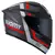 Capacete Suomy Track 1 Ninety Seven Cinza/Vermelho Fosco (Tri-Composto) - Up Moto - Seu Esporte Começa Aqui!