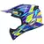 Capacete Motocross Suomy X-Wing Duel Azul/Rosa (Policarbonato ADT) - comprar online