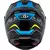Capacete KYT Striker 2V Tech Preto/Azul (Viseira Solar) - Up Moto - Seu Esporte Começa Aqui!
