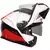 Capacete Modular Origine Logic Linear Vermelho/Branco (Viseira Solar) - loja online