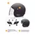 Capacete Custom Lucca Galaxy Red Lines (Viseira Solar) - comprar online