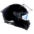 Capacete Bieffe B-Fast Class Preto (Viseira Solar) + Spoiler Integrado - Up Moto - Seu Esporte Começa Aqui!