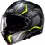 Capacete Modular HJC I100 Lorix Cinza/Preto/Verde (Viseira Solar) - comprar online