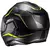 Capacete Modular HJC I100 Lorix Cinza/Preto/Verde (Viseira Solar) - Up Moto - Seu Esporte Começa Aqui!