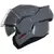 Capacete Modular HJC I100 Solido Cinza Nardo (Viseira Solar) - Up Moto - Seu Esporte Começa Aqui!