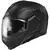 Capacete Modular HJC I100 Solido Preto Fosco (Viseira Solar) - comprar online