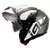 Capacete Modular HJC I90 Aventa Preto/Branco/Vermelho (Viseira Solar) - Up Moto - Seu Esporte Começa Aqui!