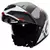 Capacete Modular HJC I90 Aventa Preto/Branco/Vermelho (Viseira Solar) na internet