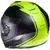 Capacete Modular HJC I90 Davan Preto/Verde (Viseira Solar) - loja online