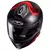 Capacete Modular HJC I90 Lark Vermelho/Preto (Viseira Solar) na internet