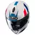 Capacete Modular HJC I90 Syrex Branco/Azul/Vermelho (Viseira Solar) na internet