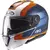 Capacete Modular HJC I90 Wasco Azul/Laranja/Branco (Viseira Solar) - comprar online
