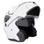 Capacete Modular Nasa Ns 1001 Monocolor Branco (Viseira Solar) - comprar online